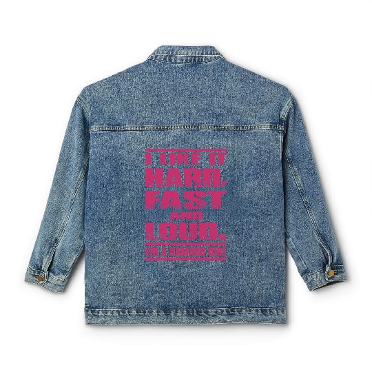 Camaro - Camaro - i lkie it hard, fasr and loud. Classic Women's Denim Jackets