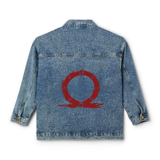God of War Viking Logo US Shipped FREE viking Classic Women's Denim Jackets