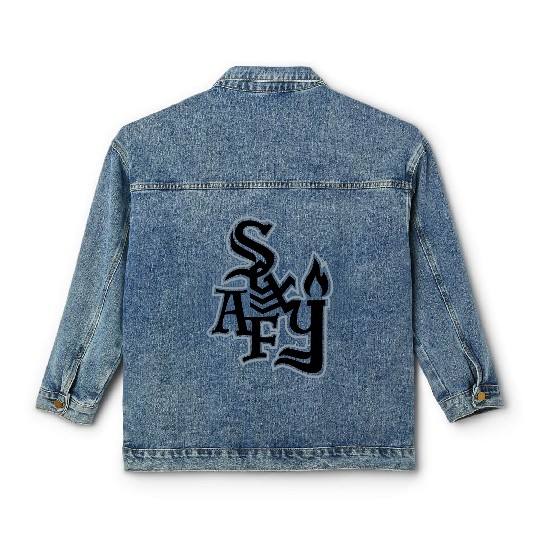 Sexy AF • Chicago Hood Love Classic Women's Denim Jackets