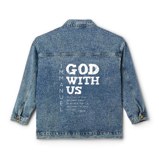 Immanuel, God with us Classic Women's Denim Jackets