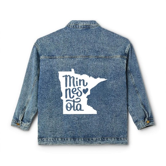Minnesota Home State Minnesota music Classic Women's Denim Jackets
