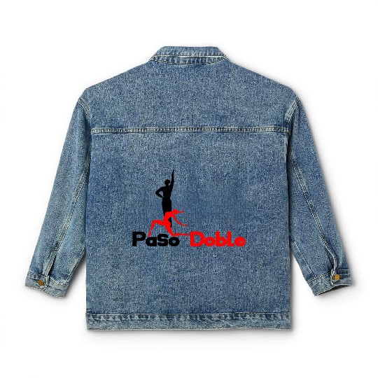 Paso Doble Latin Dance Dancing Dancer Gift Classic Women's Denim Jackets