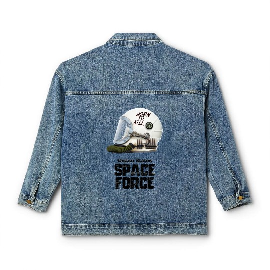 Born To Kill | Space Force Classic Women's Denim Jackets