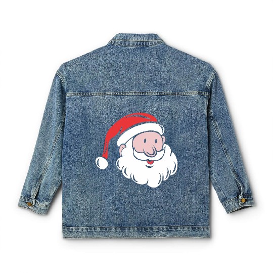 Santa Saint Nicholas Classic Women's Denim Jackets