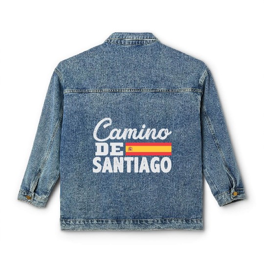 Camino De Santiago Way of Saint James Classic Women's Denim Jackets