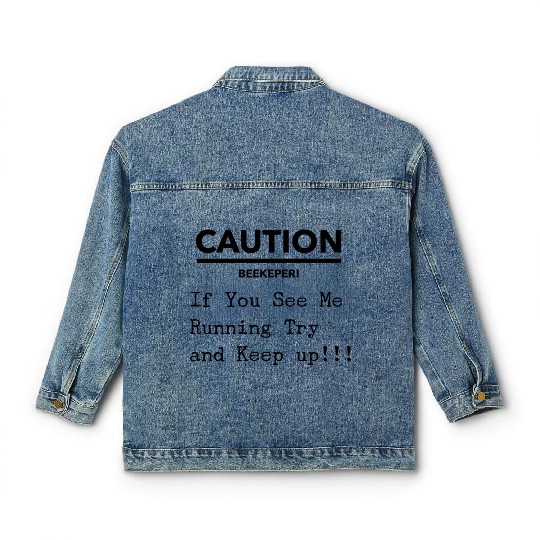 Funny Beekeeping Gift For Beekepers and Honey Classic Women's Denim Jackets