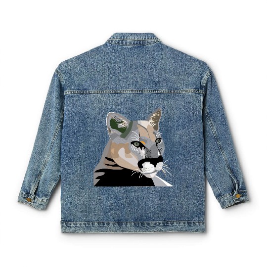 Cougar,Puma,Mountain Lion Classic Women's Denim Jackets