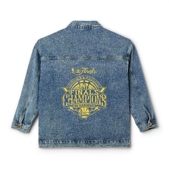 Golden State Warriors Finals Champions 2017 Classic Women's Denim Jackets