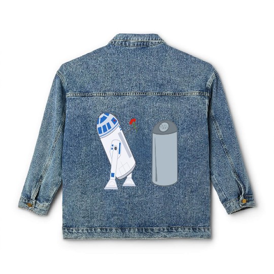 Confused R2D2 Classic Women's Denim Jackets
