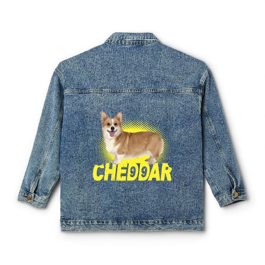 Cheddar Corgi Dog Brooklyn Nine Nine B99 Classic Women's Denim Jackets