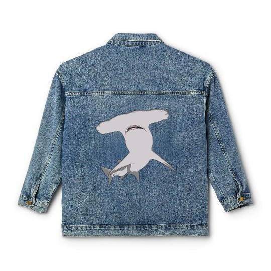Hammerhead Shark 2 Classic Women's Denim Jackets