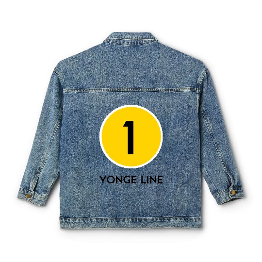 Yonge Street Subway Line Classic Women's Denim Jackets