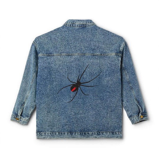 product Black Widow Spider Insect Lover Gifts Classic Women's Denim Jackets