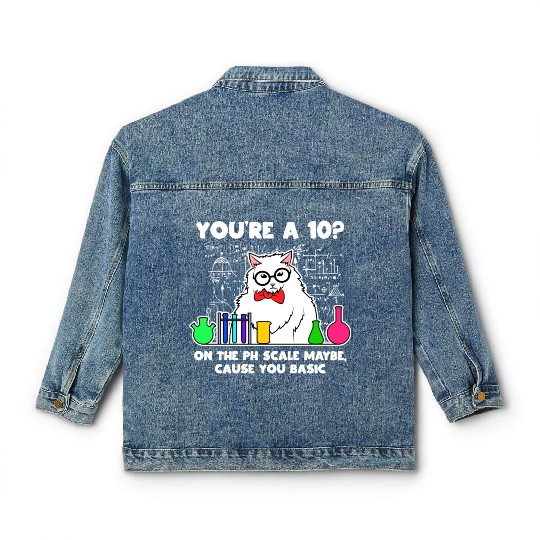 Chemistry Nerd Ph Classic Women's Denim Jackets