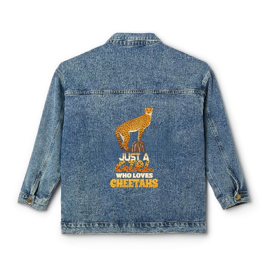 Cheetah Classic Women's Denim Jackets