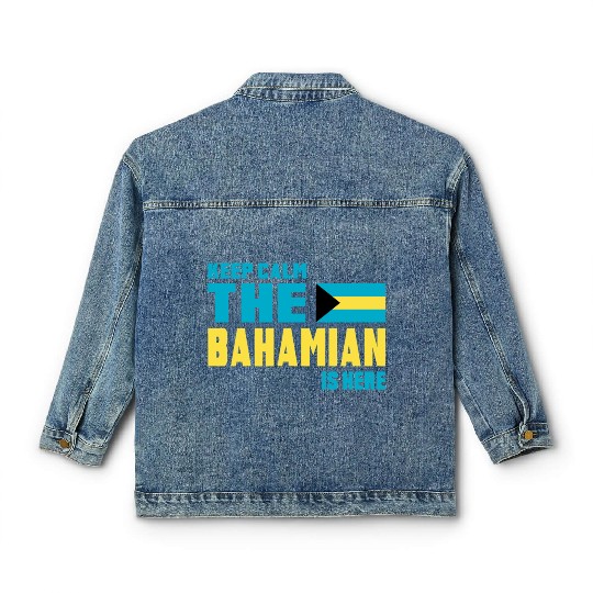 Keep Calm Bahamas Design / Gift Classic Women's Denim Jackets
