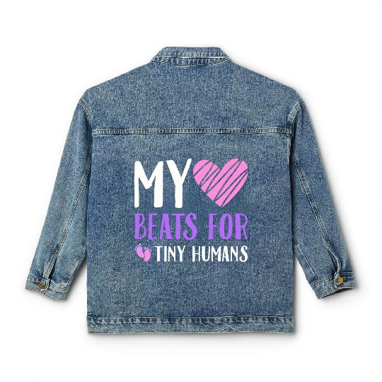 NICU Nurse product Classic Women's Denim Jackets