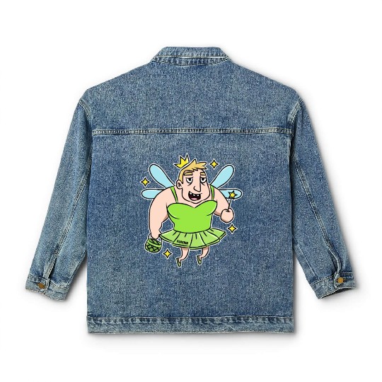 Tooth Fairy tales funny mouth Magic Kids Gift Classic Women's Denim Jackets