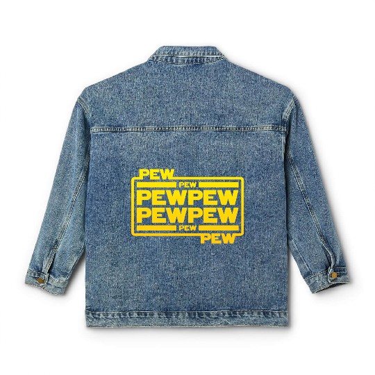 Pew Pew Pew Classic Women's Denim Jackets