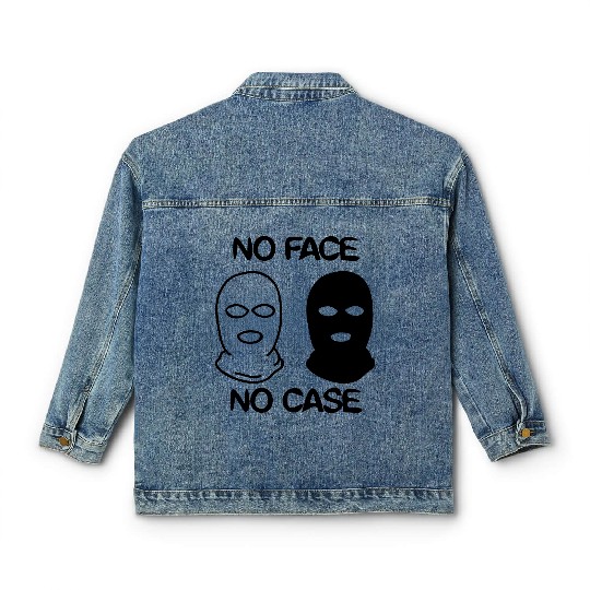 no face no case Classic Women's Denim Jackets