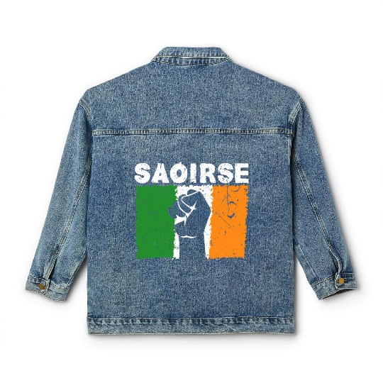 Saoirse Irish Republican Conservative Capitalist I Classic Women's Denim Jackets