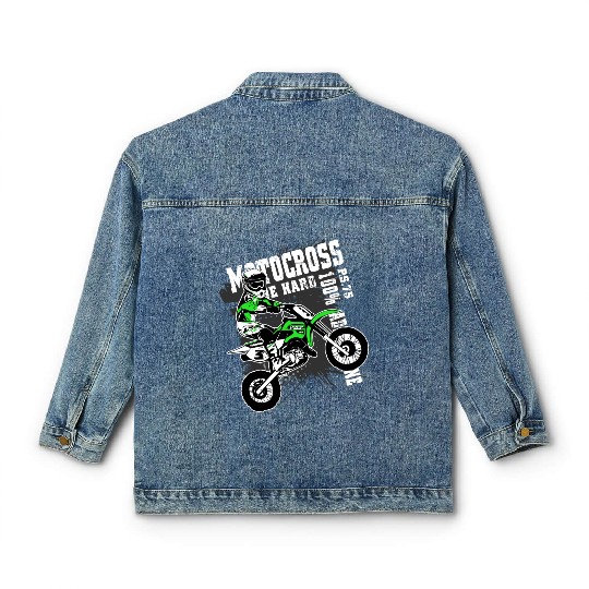 Motocross - Moto Cross - Supercross - MX - SX Classic Women's Denim Jackets