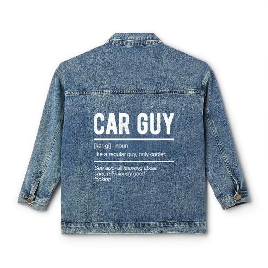 Car Guy Definition Classic Women's Denim Jackets