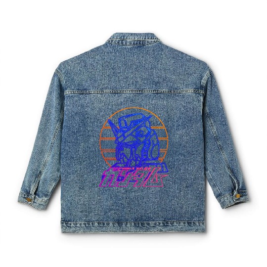 gundam rx 78 Classic Women's Denim Jackets