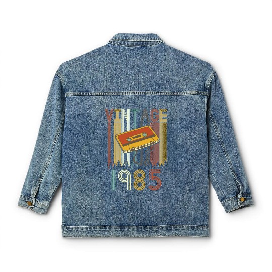 Vintage 1985 Retro Classic Women's Denim Jackets