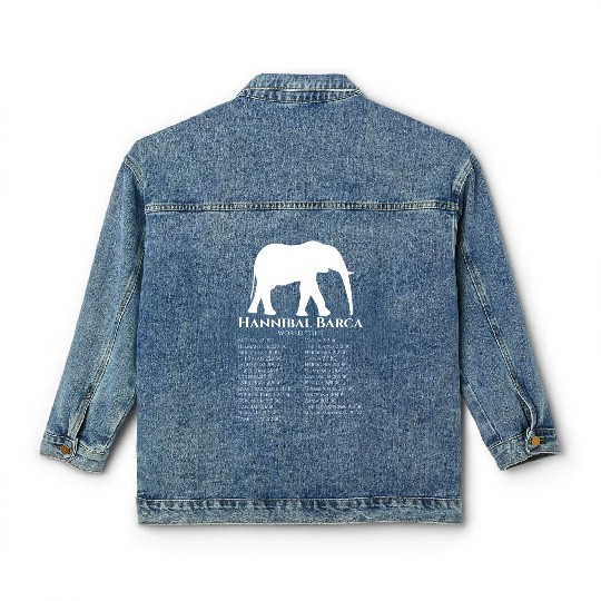 Hannibal Barca World Tour - Carthaginian Empire Classic Women's Denim Jackets