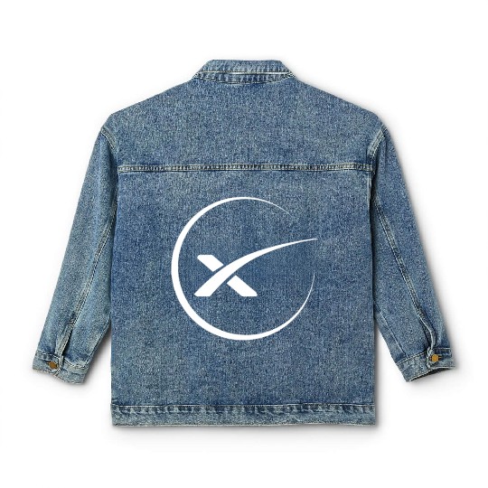 space x spacex elon musk Classic Women's Denim Jackets