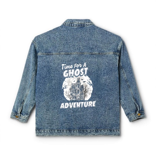 Ghost Adventures Ghost Hunting Time Classic Women's Denim Jackets