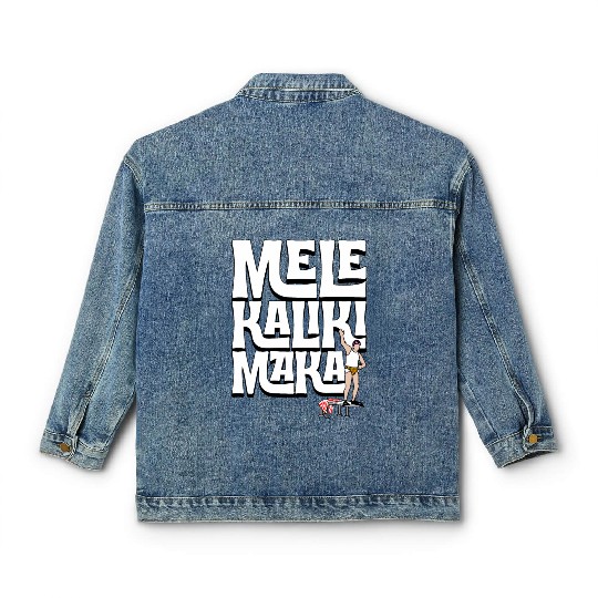 Mele Kalikimaka Cousin Eddie at the Swimming Pool Classic Women's Denim Jackets