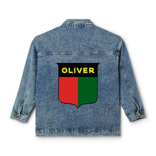 Oliver farm RED Green Classic Women's Denim Jackets