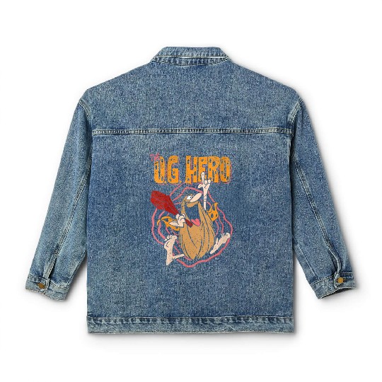 Captain Caveman Og Hero Gift Classic Women's Denim Jackets