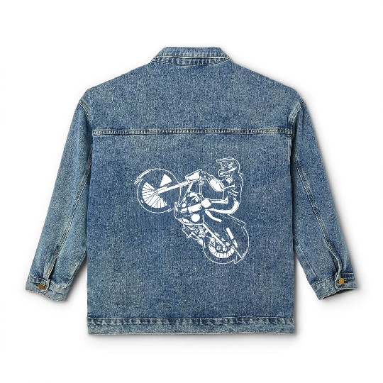 Ice Speedway - Speedway on Ice Classic Women's Denim Jackets