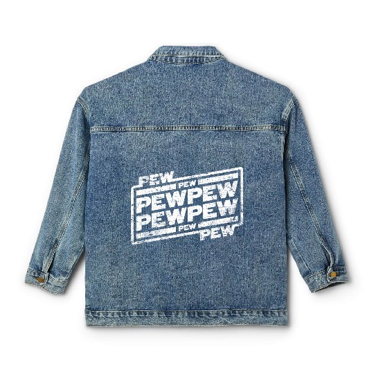 Pew Pew Pew Classic Women's Denim Jackets
