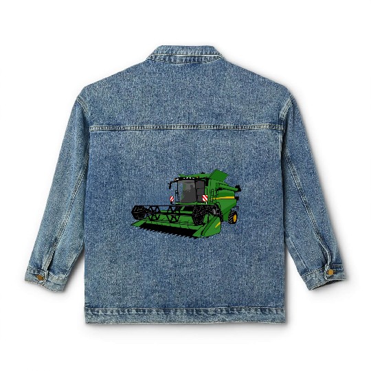 Combine harvester - Farmer Classic Women's Denim Jackets