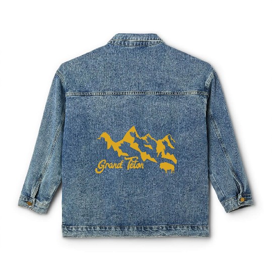 Grand Teton National Park Classic Women's Denim Jackets