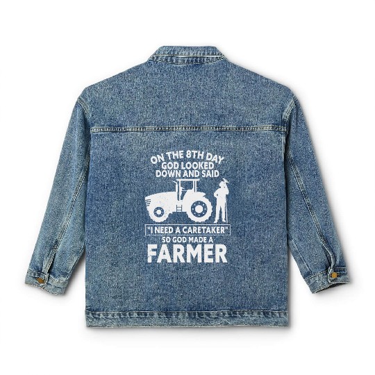Farming Agriculture Country Life Farmers Classic Women's Denim Jackets