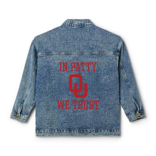 In Patty We Trust Oklahoma Softball Championship Classic Women's Denim Jackets