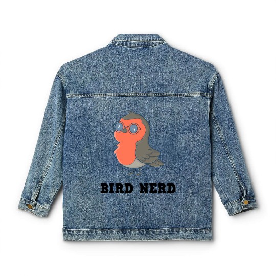 Bird Nerd Classic Women's Denim Jackets