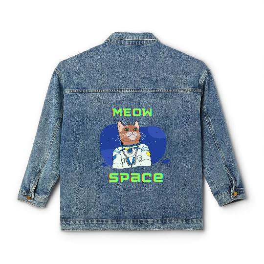 Meow space Classic Women's Denim Jackets