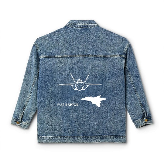 Lockheed Martin F-22 Raptor Classic Women's Denim Jackets
