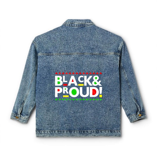 Black and Proud Classic Women's Denim Jackets