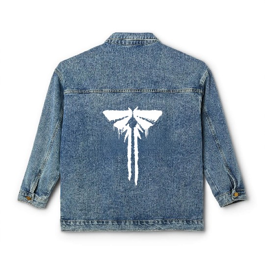 fireflies white Classic Women's Denim Jackets