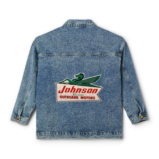 JOHNSON VINTAGE OUTBOARD MOTORS USA Classic T Shir Classic Women's Denim Jackets