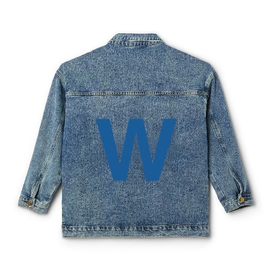 Chicago Win Flag Cubs Classic Women's Denim Jackets
