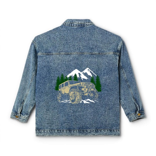 Mountain Jeep 4x4 Offroad Classic Women's Denim Jackets