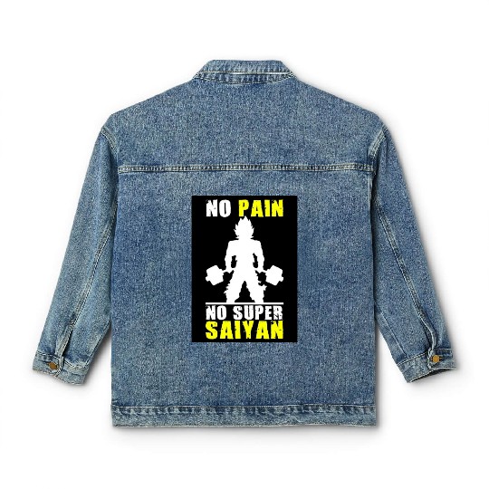 Anime Gym demon Classic Women's Denim Jackets